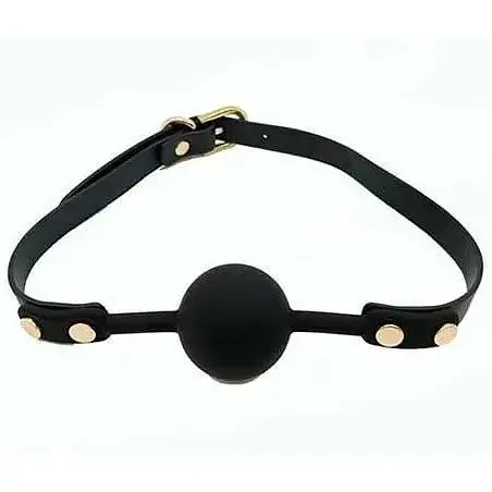 Кляп для рота силіконовий чорний K0850-1 - фото 1