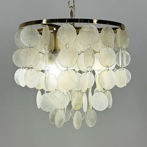 Золотой подвес ATHELIA с перламутровыми пластинами | Line F | Арт. 1537-300 GD - фото 3