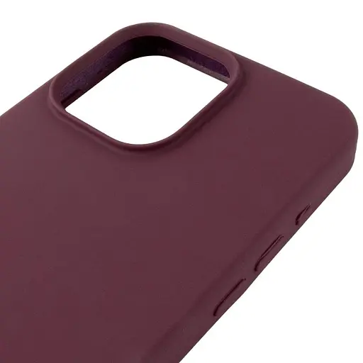 Чохол Epik Silicone Case AA Logo with MagSafe для Apple iPhone 11 Pro Max 6.5 Бордовий/Plum - фото 4