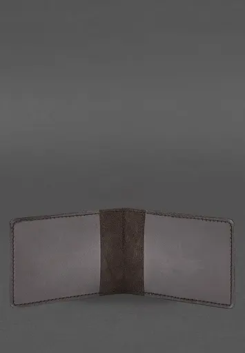 Кожаная обложка для удостоверения участника боевых действий (УБД) 2.2 темно-коричневый краст - фото 3