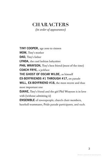 The Hold Me Closer. Tiny Cooper Story. A Musical in Novel Form (Or, a Novel in Musical Form) - фото 3
