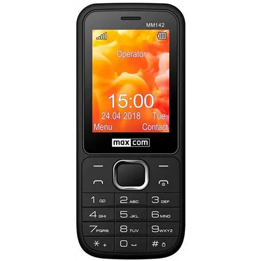 Мобильный телефон Maxcom MM142 Black - фото 1