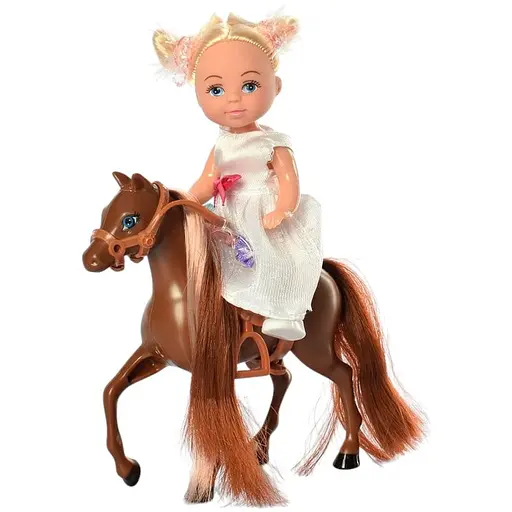 Кукла типа Барби малышка на пони DEFA 8410 3 вида Коричневый