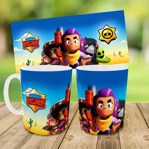 Подарочный набор :Сумка-бананка+ Кружка Бравл Старс детский,для мальчика (00260) - фото 3