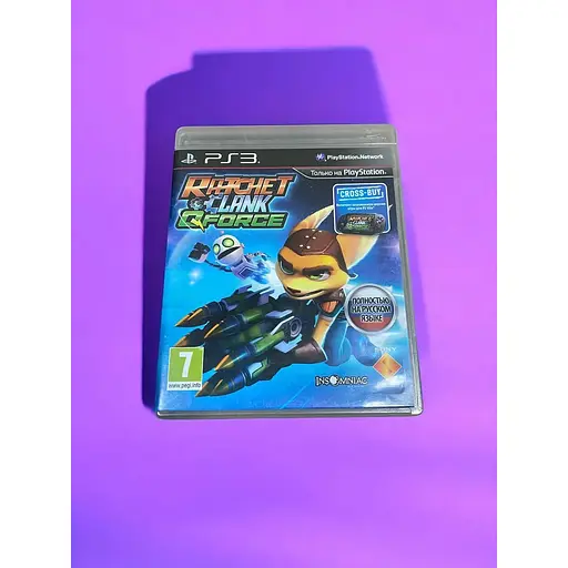 Локализованный диск на PlayStation 3 лицензия Ratchet & Clank QForce