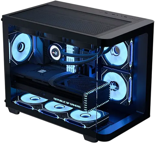 Корпус Aerocool P300C-G-BK-v1 ARGB Black (ACCS-PN02033.11) - фото 3