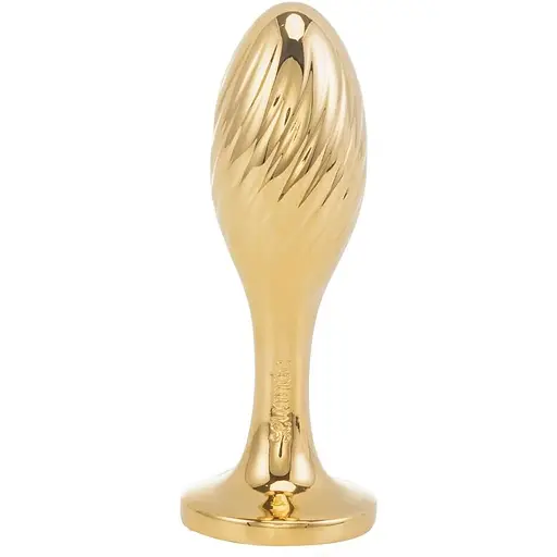 Металлическая анальная пробка Кроличий хвост Lockink Sevanda White Bunny-Tail Anal Pear-shape Plug - фото 3