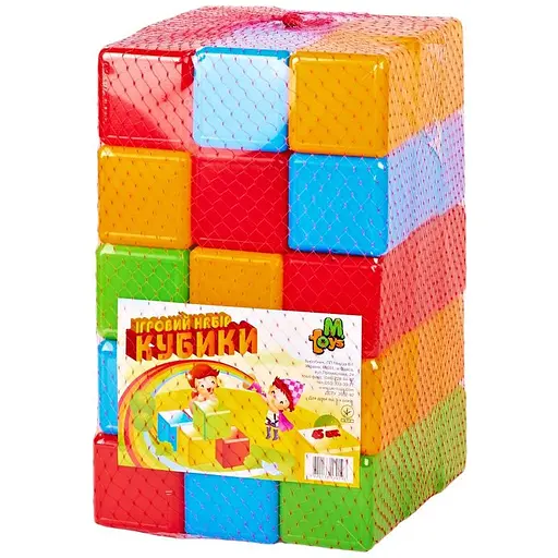 Игровой набор цветных кубиков 09065, 45 шт