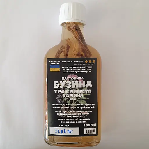 Настоянка на корені трав'янистої бузини 200 мл - фото 1