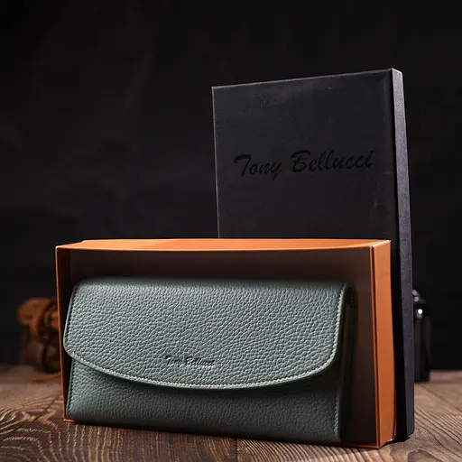 Шкіряний жіночий гаманець Tony Bellucci 19х9.5х1.5 см acs0026977 - фото 8