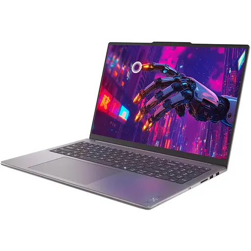 Ноутбук Lenovo 16 Yoga Pro 9 16IAH10 OLED 3200x2000/Intel Ultra 9 285H/32GB/1TB/RTX 5060/W11H/Luna Grey (83L00001US) - фото 3