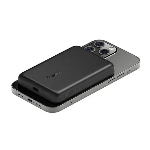 Акумулятор портативний Belkin MagSafe Wireless Power Bank 2500 mAh Black (BPD002BTBK) - фото 6