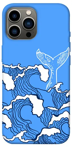 TPU чохол Синій кит - фото 1