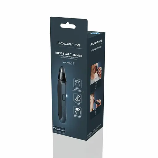 Rowenta Тример Rowenta Performance, для носа та вух, акумулятор, сталь, синій - фото 8