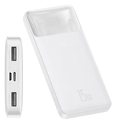 Портативна батарея Power bank Baseus Bipow Digital Display 10000mAh 15W PPDML-I02 (White) - фото 6