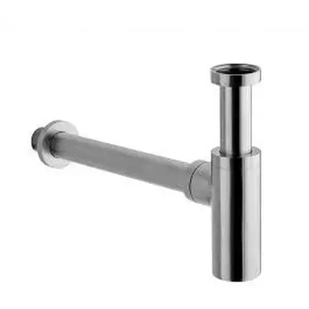 Сифон для раковини Paffoni 1”1/4G steel ZACC240ST, Нержавіюча сталь - фото 1