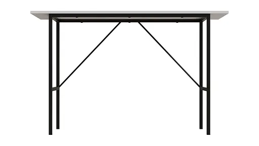 Стол письменный Line Тайм Ferrum-decor 750x1200x500 Черный металл ДСП Белое 16 мм (FRD-104878) - фото 4