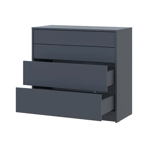 Комод Doros Дейл Графит 4Ш 90х41х85 (41516236) - фото 2