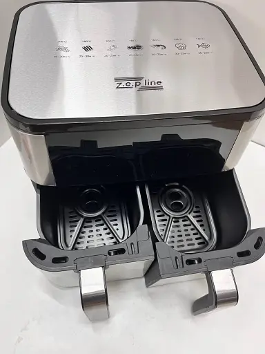 Аэрофритюрница на 2 чаши Zepline ZP-209 мощностью 4000 Вт на 12 л - фото 8