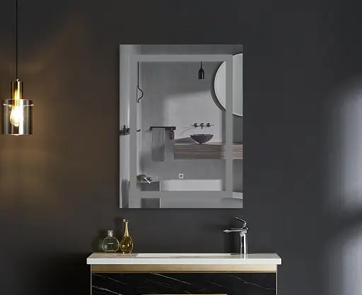 Дзеркало Mixxus Tall MR08-80x60-Reverse (LED Touch, антизапотівання, димер, регулювання яскравості) MI6659 - фото 7