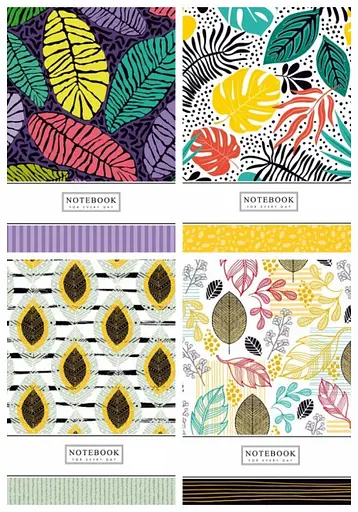 Блокнот, 70 г, інтегральний, 125x200 мм, 80 аркушів, лінія, пантон, мікроембоссінг, матова ламінація - фото 2