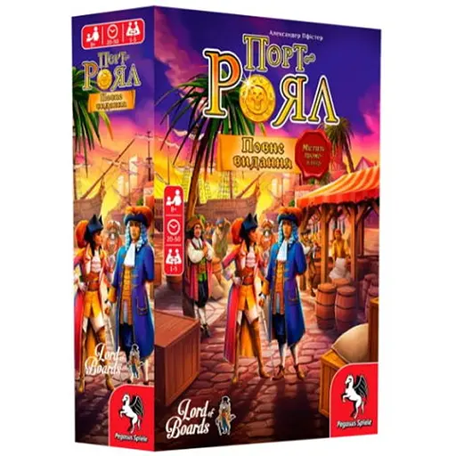 Настільна гра Lords of Boards Порт-Роял. Повне Видання (Port-Royal Big Box) (укр.) + унікальне промо! (LOB2114UA) - фото 1