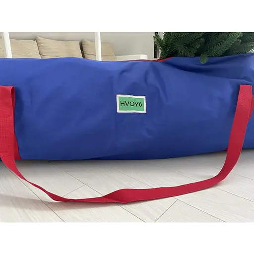 Сумка-чохол Hvoya для зберігання великої штучної ялинки до 2.6 м синьо-червоний - фото 2