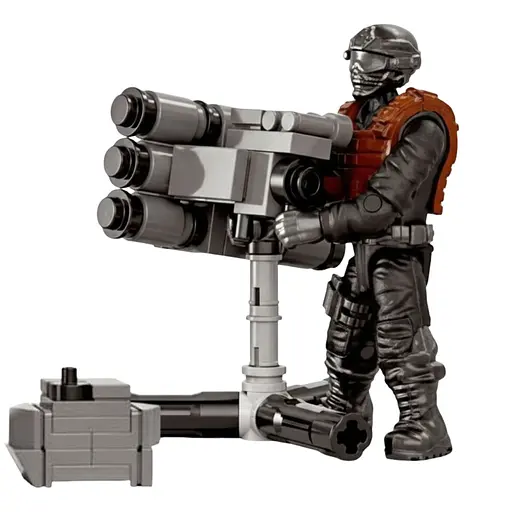 Конструктор "Військовий KB 1129-1, з фігуркою солдата, зброєю та військовим спорядженням"