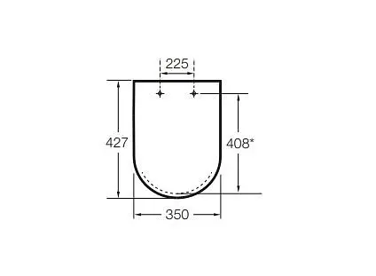 Сиденье для унитаза Roca Gap Clean Rim A801732004, Белый - фото 2