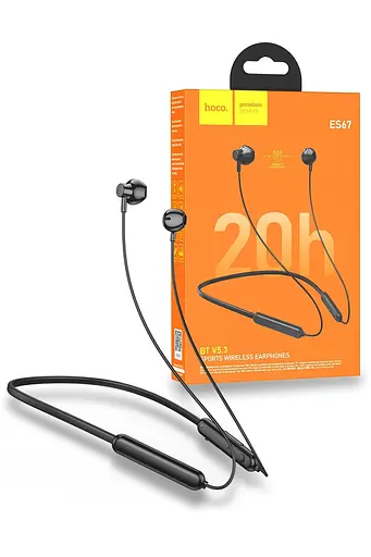 Навушники бездротові вкладки Hoco ES67 чорні - фото 4