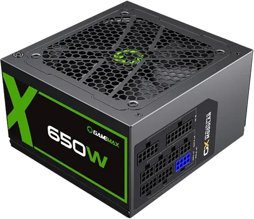 Блок живлення GameMax GX-650 Modular 650W 80+ Gold Black (GX-650 Modular)