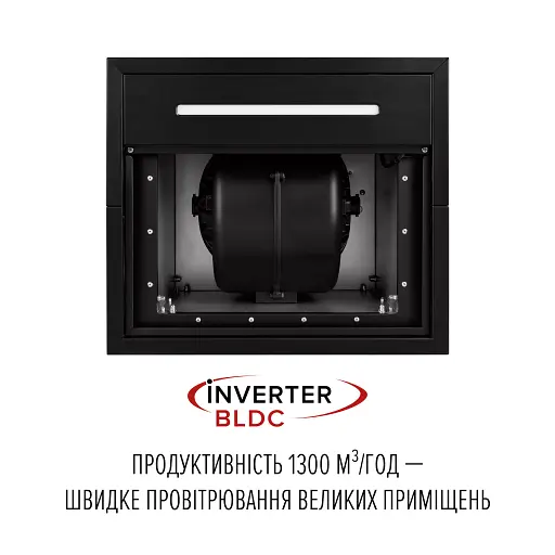 Вытяжка островная Perfelli Design Quattro 41 Nero Silenzio - фото 7