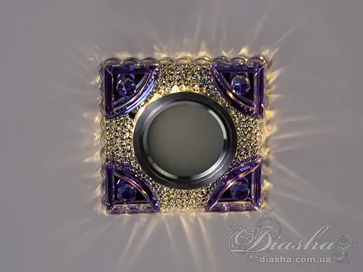 Чудовий, точковий світильник з вбудованим світлодіодним підсвічуванн. - фото 1