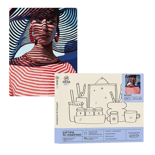 Набір для розпису по номерах "Вікторія" 40*50 см