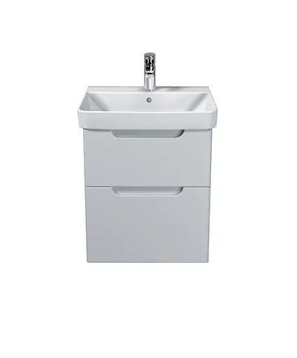 Тумба Мойдодир Malaga 50-A Білий з умивальником Vivace 50 Білий - фото 4