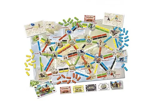 Настольная игра Days of Wonder Билет на поезд: Первое путешествие (Европа) (Ticket to Ride: First Journey (Europe)) (англ.) (DOW720027) - фото 5