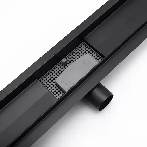 Душовий канал Rea Greek black mat T 90 см REA-G8003 - фото 7