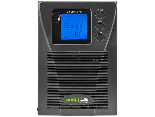 Источник беcперебойного питания UPS Green Cell Online MPII 1000VA 900W LCD UPS17 - фото 2