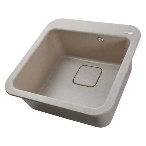 Гранітна мийка Globus Lux Barbora піщаний 510x510 мм А0004, Sand - фото 3