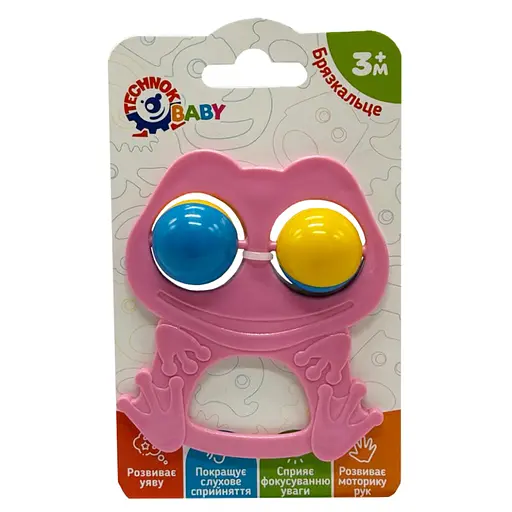 Дитяче брязкальце "Жаба" 9338TXK-2 рожевий