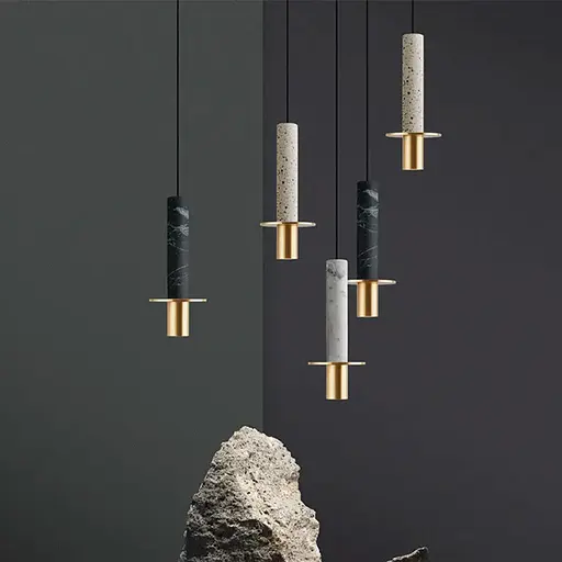 Підвіс Aurea із зеленим мармуровим плафоном в стилі Ар-деко Line.F SC 3/1 GR - фото 1