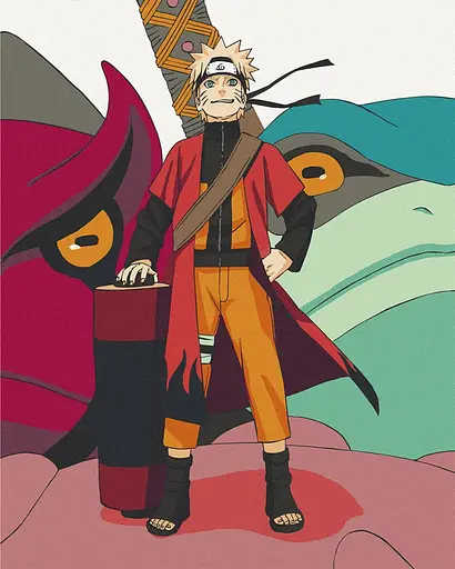 Картина за номерами. Art Craft "Наруто. Виклик мудрості" 40 * 50 см 10257-AC