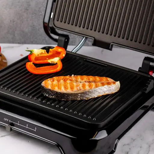 Прижимной контактный гриль Grunhelm G2013 2000 Вт - фото 5