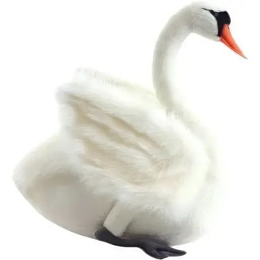 М'яка іграшка Hansa Білий лебідь 45 см (4083)