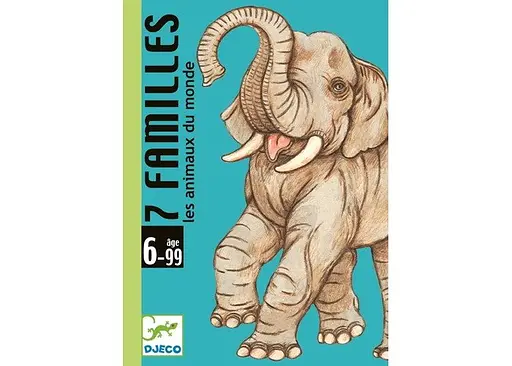 Настільна гра Djeco 7 сімей (7 familles Animaux du monde) (DJ05102) - фото 2