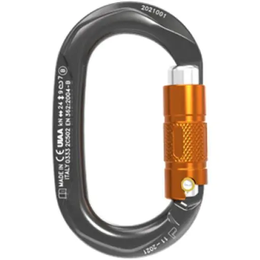 Карабін Climbing Technology Oval OVX TG Grey/Orange (1053-2C50200SHFCTSTD)