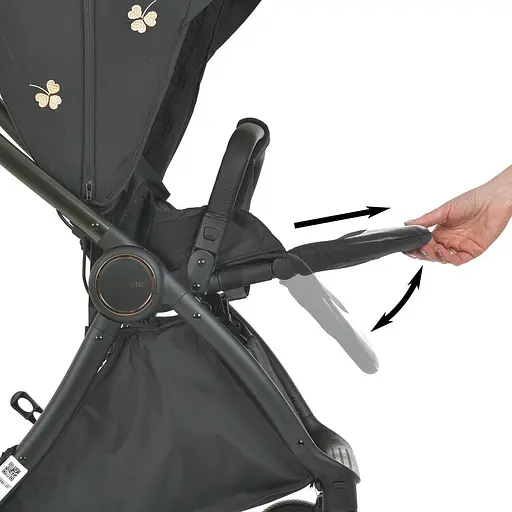 Детская прогулочная коляска-книга El Camino ME 1078 Versa Clover Black Черная - фото 9
