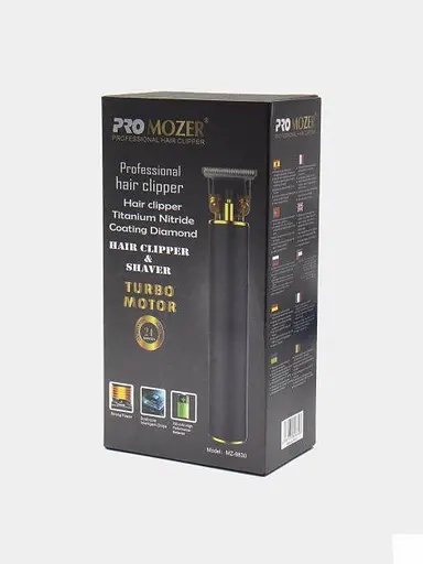 Професійна бездротова машинка для стрижки волосся Pro Mozer Mz-9830 машинка для волосся бороди - фото 8