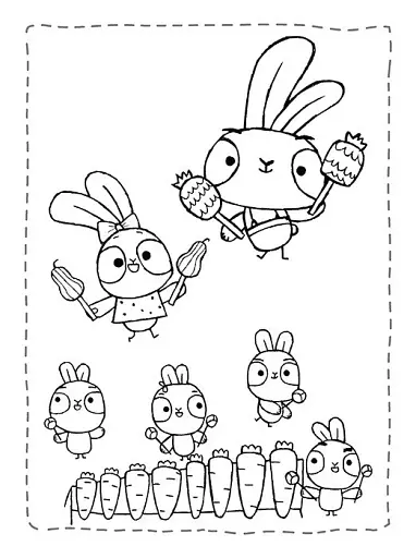 Хоробрі Зайці. Граймо разом. Пригодницькі розмальовки - фото 3