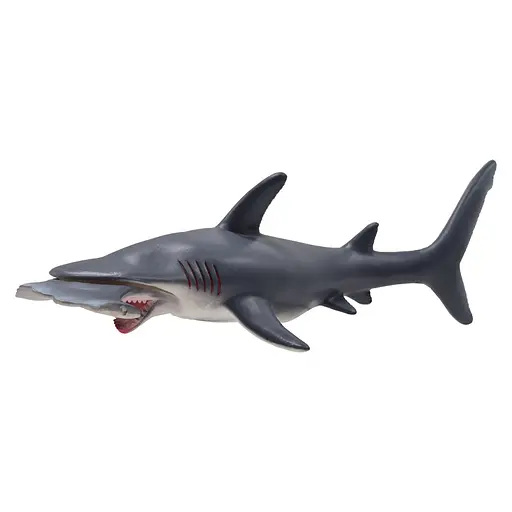 Ігрова фігурка Морського мешканця "Акула молот" HJ1058-2(Gray-1) бризкає водою, 25 см